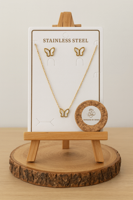 Butterfly shape with marble finish combo