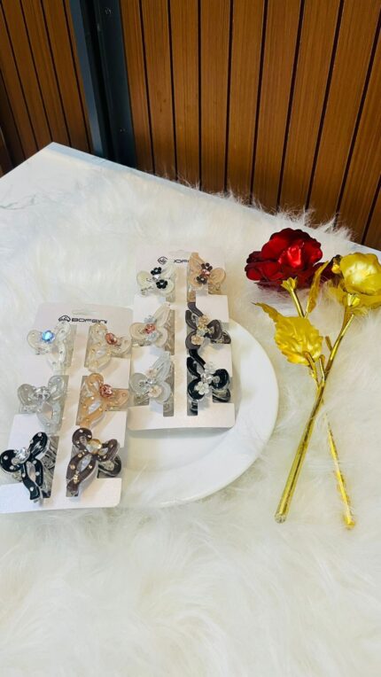 Elegant Butterfly Hair Claw Clips