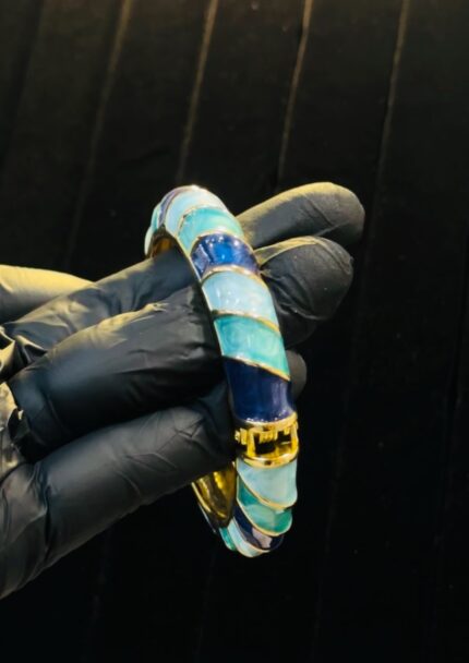 Minakari ocean shade Italian Kada adjustable